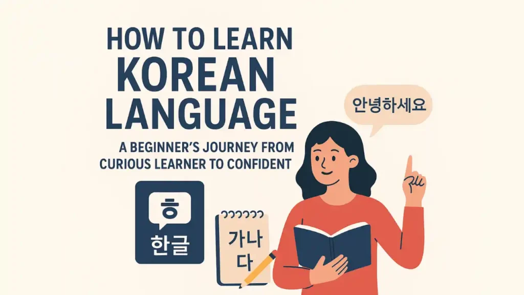 How to Learn Korean Language A Beginner’s Journey from Curious Learner to Confident Speaker