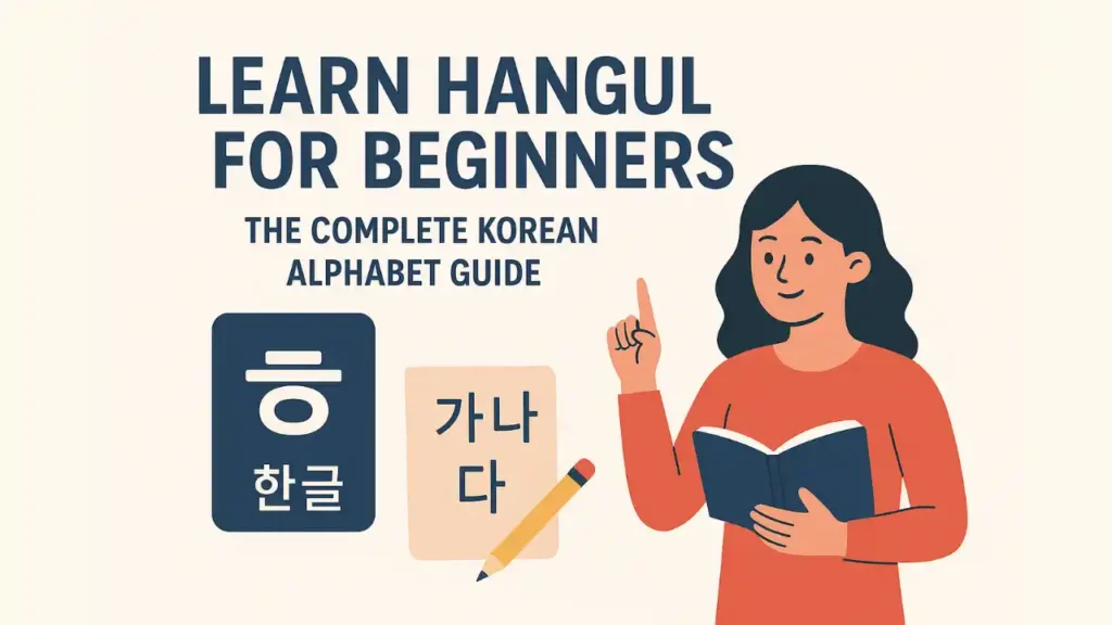 Learn Hangul for Beginners The Complete Korean Alphabet Guide