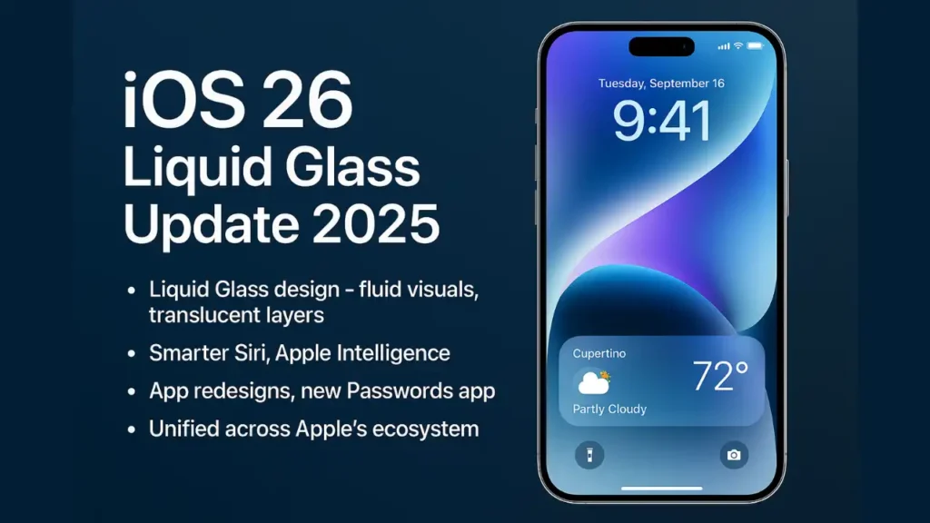 iOS 26 Liquid Glass Update 2025 Release Date, Supported iPhones, Features & Everything You Need to Know