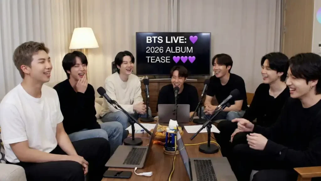 Jungkook and BTS Reunite in Chaotic Live Session to Tease Highly Anticipated BTS 2026 Album