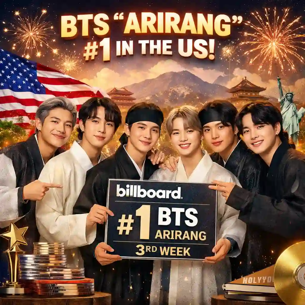 BTS Arirang Tops US Album Chart for 3rd Week — Global Impact Explained